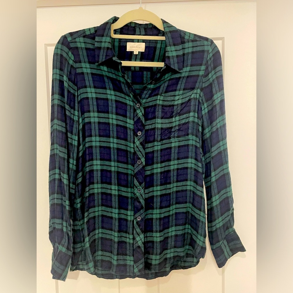Melloday Womens Button Down Top